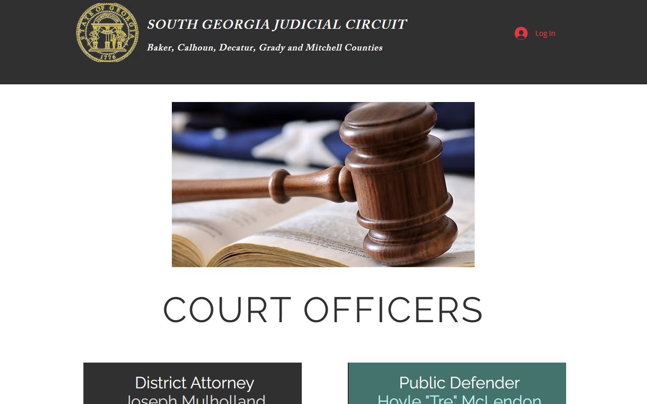 Grady County Clerk of Court circuit court officer records