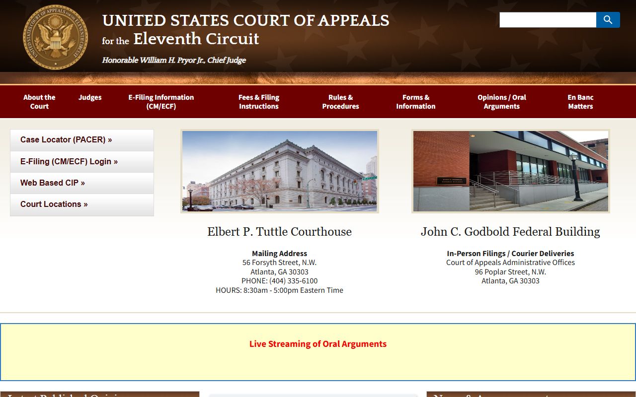 Grady County Superior Court federal appeals Eleventh Circuit records