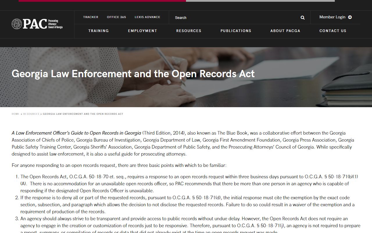 Grady County court records law enforcement open records guidance